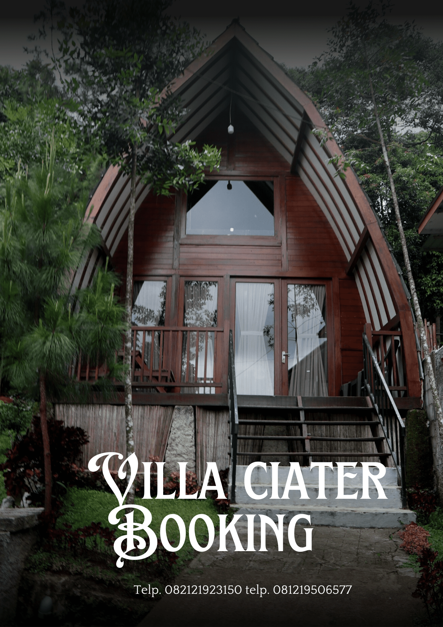 sewa villa ciater villa mirachel