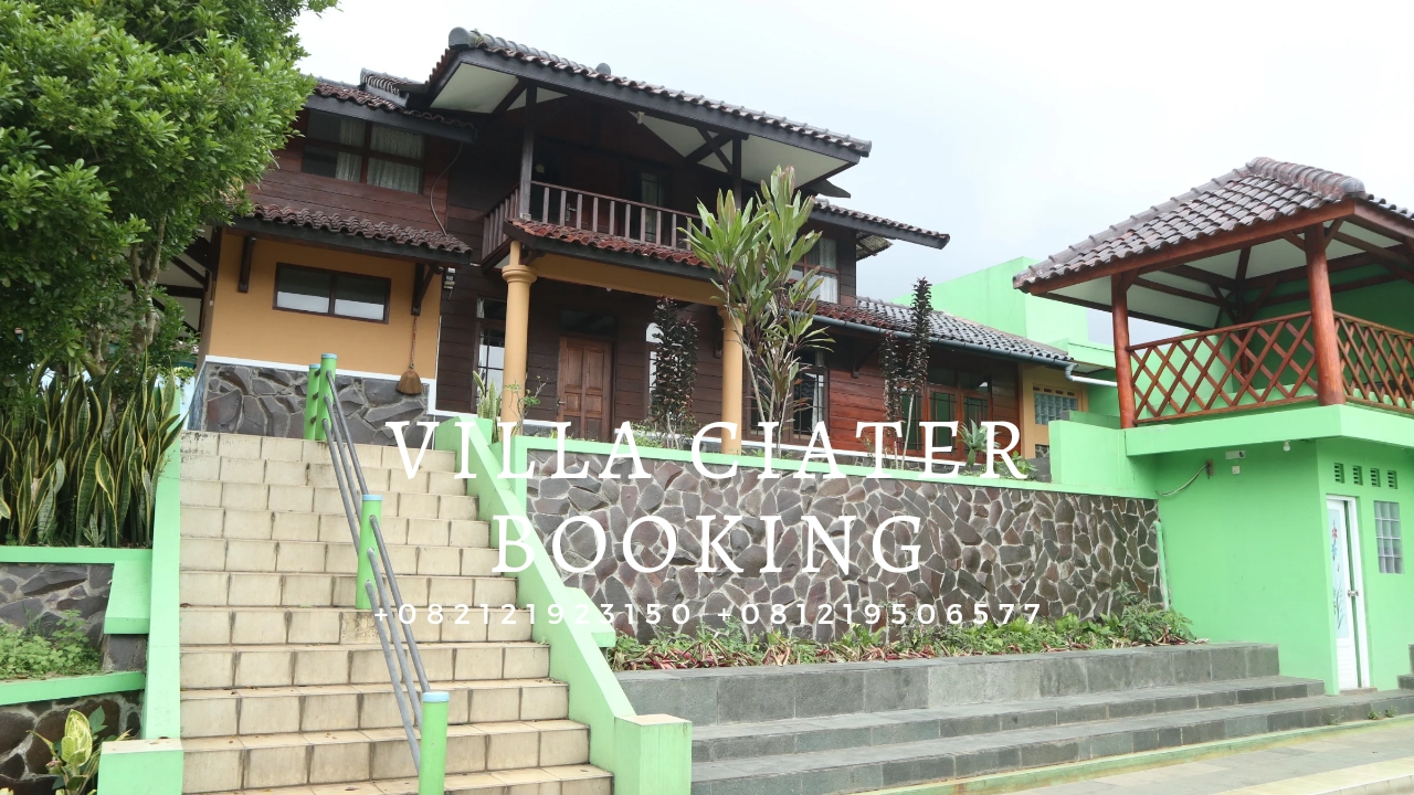 Sewa Villa Ciater Penginapan Villa Asunah Kayu