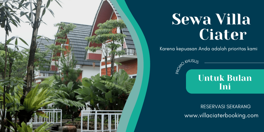 sewa villa ciater