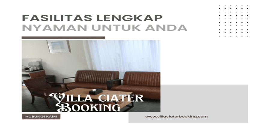 sewa villa ciater lembang