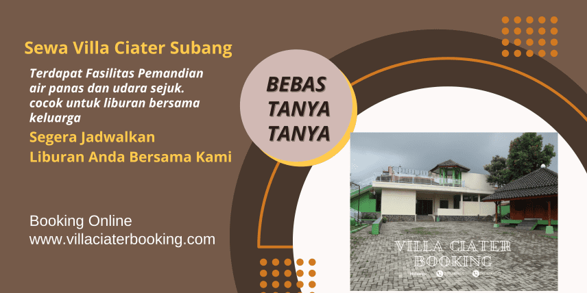 sewa villa ciater subang
