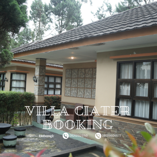 sewa villa di ciater